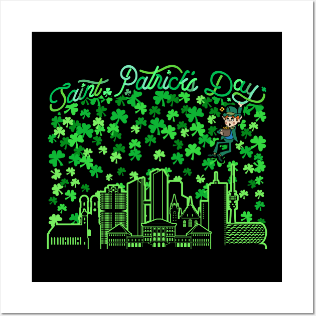 Saint Patrick's Day Munich Germany Wall Art by travel2xplanet